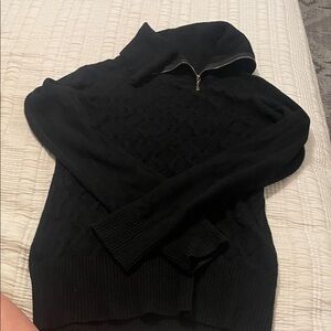 Black Turtleneck Sweater for Women